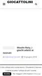 Mobile Screenshot of giocattolini.com